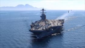 Por miedo, fuerzas de EEUU incendian el portaviones Gerald Ford