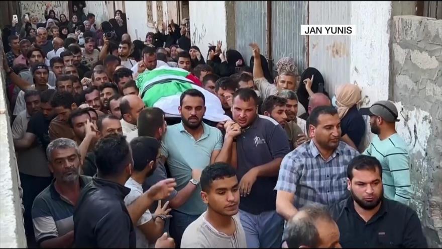 En Gaza celebran funerales para dos miembros de HAMAS