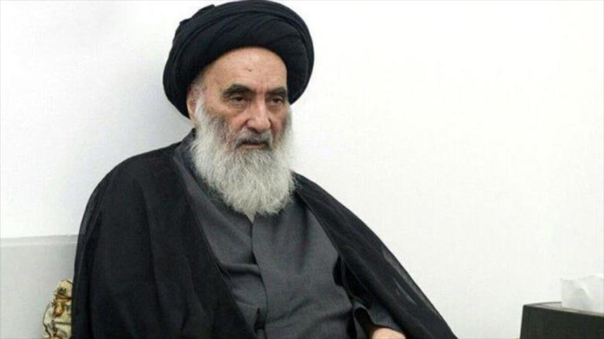 El ayatolá Seyed Ali Sistani, máximo clérigo chií de Irak.