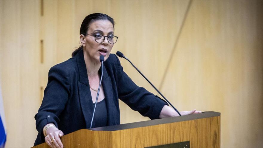 Galit Distel, exministra de la diplomacia pública israelí .