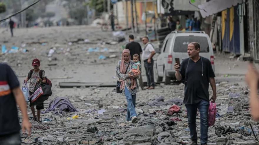 Cae bomba israelí de “olor fuerte” en oficina de HispanTV en Gaza