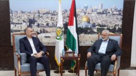 Canciller iraní aborda con líder de HAMAS última situación de Gaza