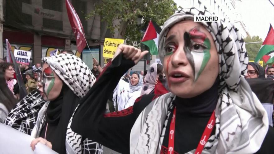 Manifestaciones en todo el mundo exigen detener salvajismo de Israel