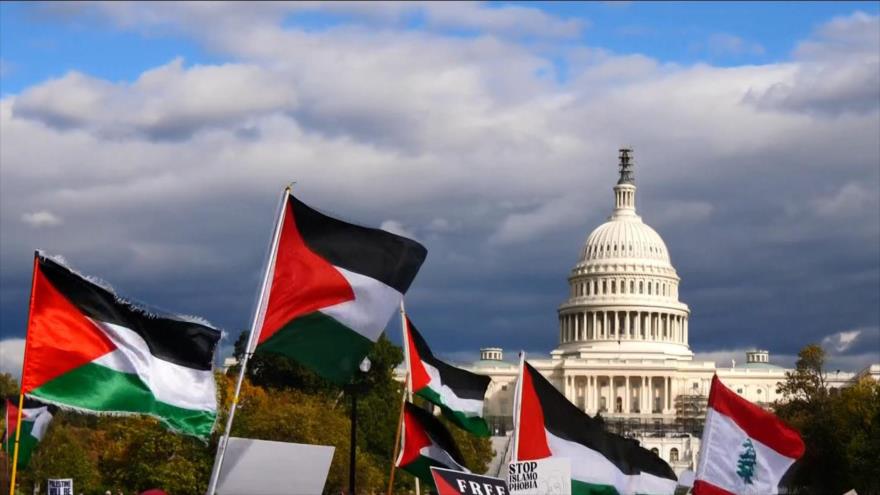 Estadounidenses denuncian hipocresía de Biden sobre Palestina | HISPANTV