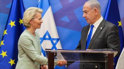 Personal de Unión Europea da varapalo a Von der Leyen por apoyo a Israel