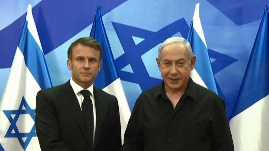 Presidente francés defiende genocidio perpetrado por Israel en Gaza | HISPANTV