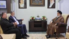 Nasralá se reúne con altos responsables de HAMAS y Yihad Islámica