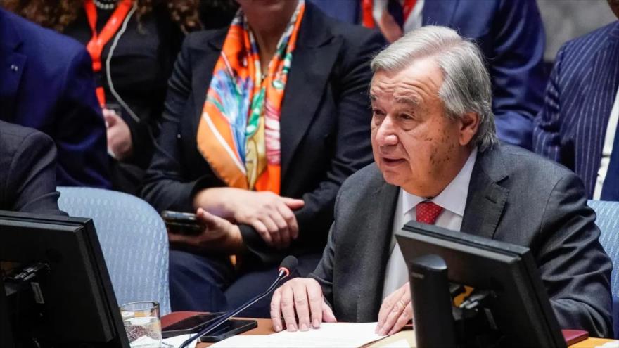 El secretario general de la ONU, Antonio Guterres.