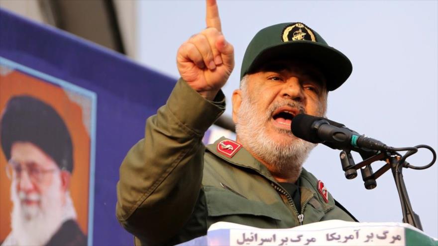 El comandante en jefe del Cuerpo de Guardianes de Irán, el general de división Hosein Salami.