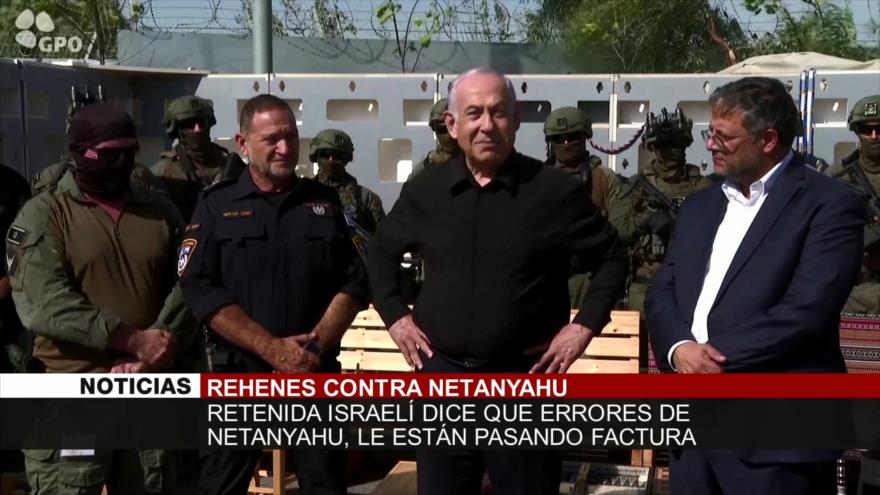 Mujeres retenidas por HAMAS, culparon a Netanyahu - Noticiero 19:30