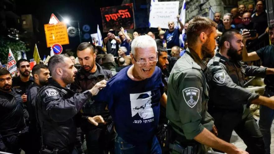 ¡Renuncia ya!: Manifestantes tocan la puerta a Bibi por crisis en Gaza | HISPANTV
