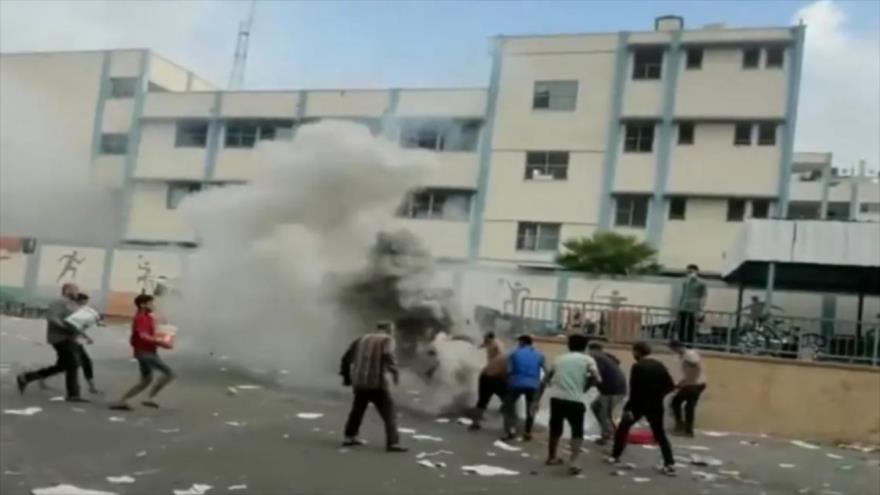 Vídeo: Israel ataca con bombas de fósforo un campamento en Gaza