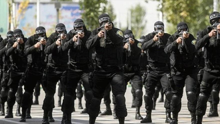 Una unidad de las fuerzas especiales de Irán.