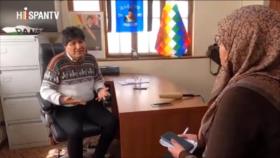 Evo llora ante el dolor de Gaza en EXCLUSIVA con HispanTV	