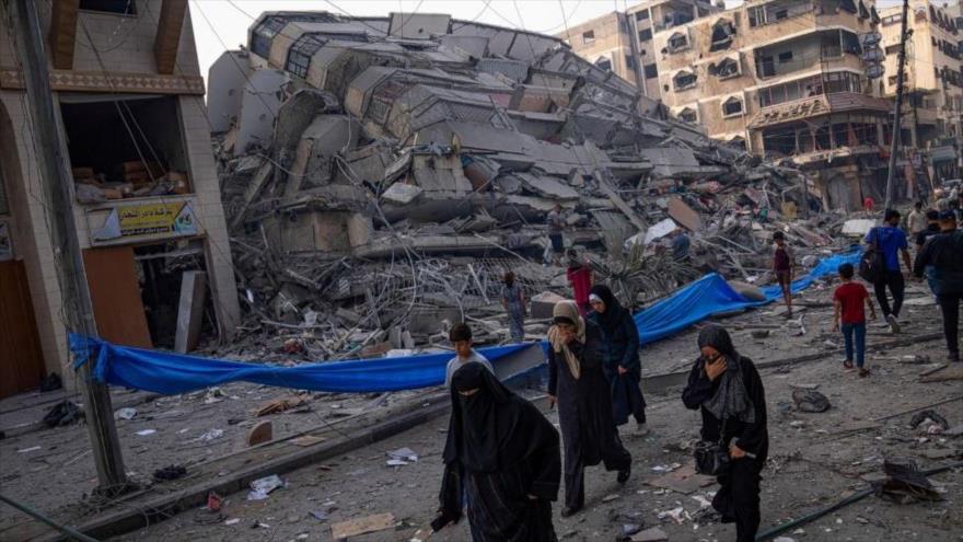 OMS califica como “catástrofe humana” bombardeos israelíes en Gaza | HISPANTV