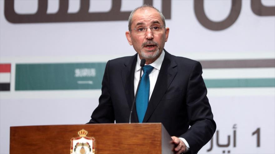 El ministro de Asuntos Exteriores de Jordania, Ayman Safadi.