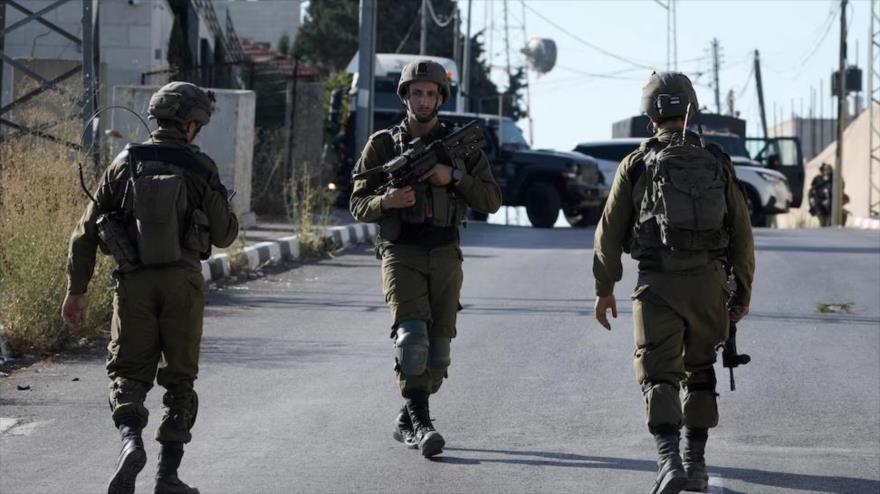 Soldados israelíes en Nablus, Cisjordania, 25 de julio de 2023. (Foto: AP)