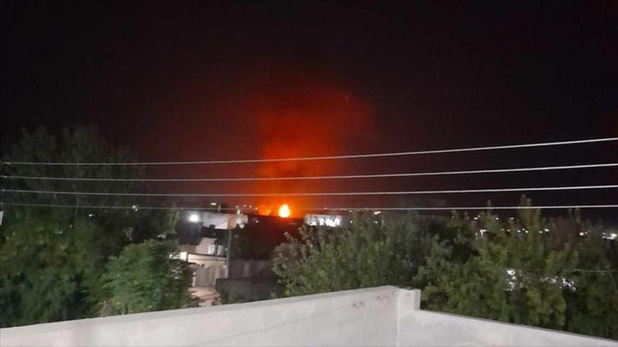 Ataque con drones provoca incendio en base militar de EEUU en Irak | HISPANTV
