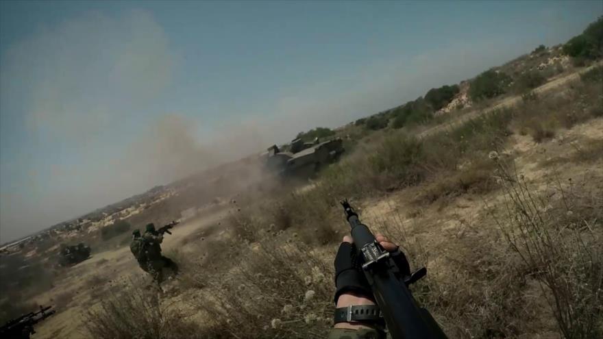 Combatientes palestinos destruyen 160 vehículos militares israelíes | HISPANTV