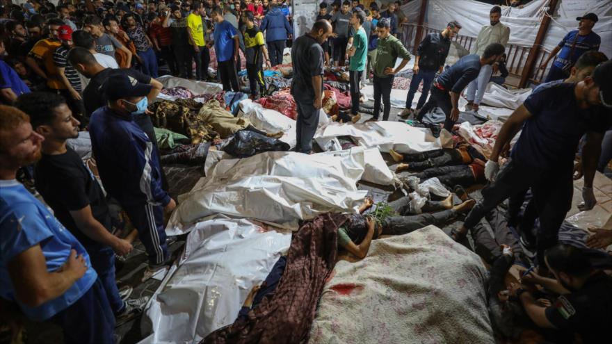 Hospital de Gaza no puede enterrar 100 cadáveres en descomposición | HISPANTV