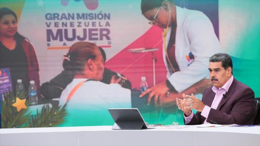 Maduro pide seguir las protestas hasta ganar la batalla por Palestina