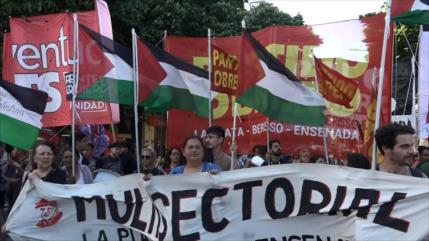 Argentina vuelve a salir a las calles por Palestina; esta vez en La Plata