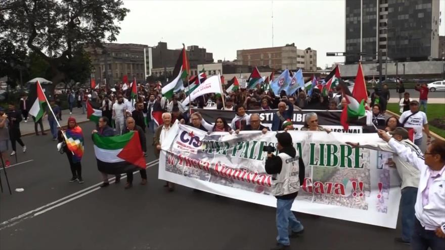 Peruanos apoyan al pueblo palestino | Minidocu