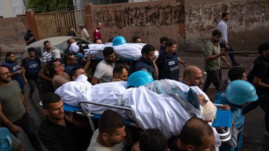 Israel mata a decenas de civiles, incluidos dos periodistas en Gaza | HISPANTV