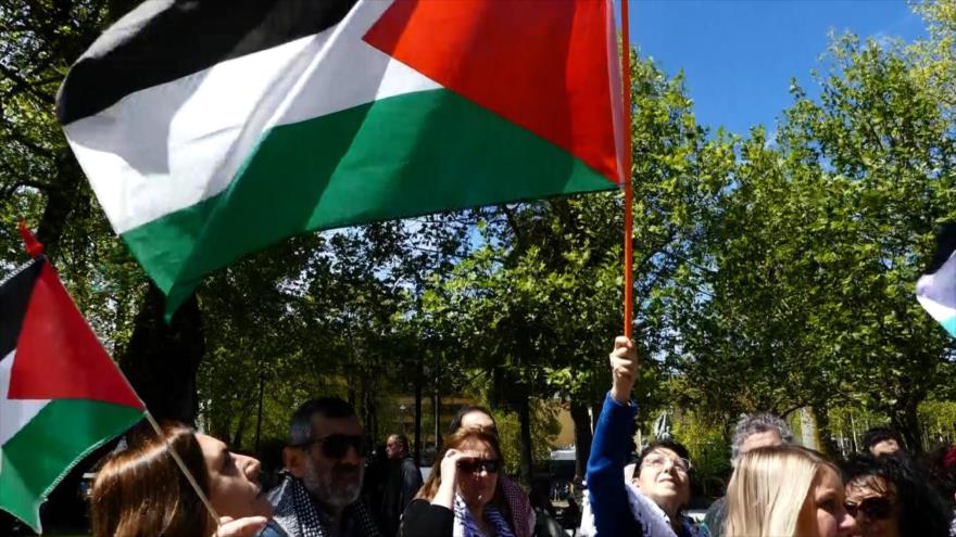 Chilenos apoyan a Palestina y condenan genocidio israelí en Gaza