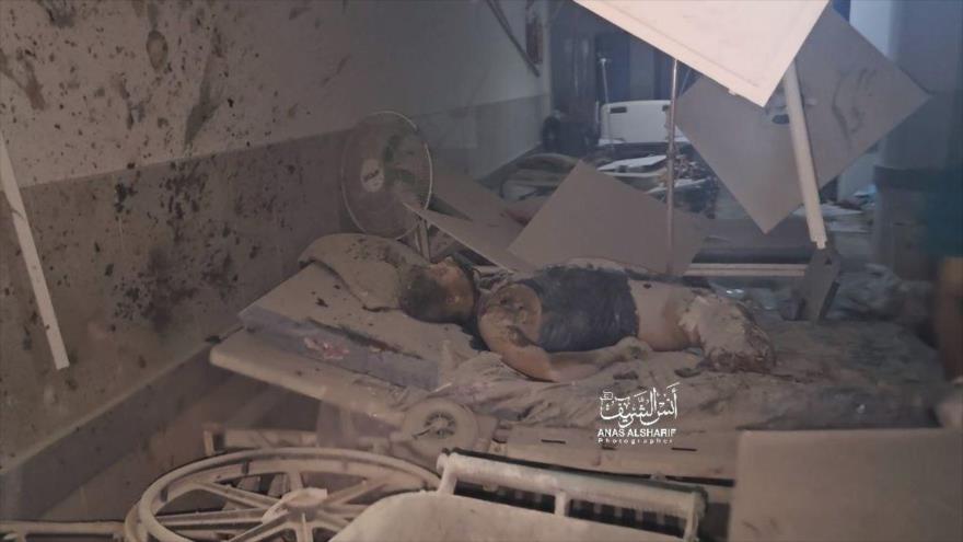 Ataque de Israel a hospital indonesio en Norte de Franja de Gaza.