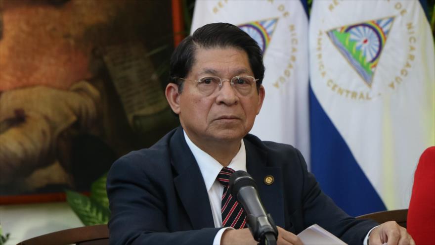 El canciller de Nicaragua, Denis Moncada