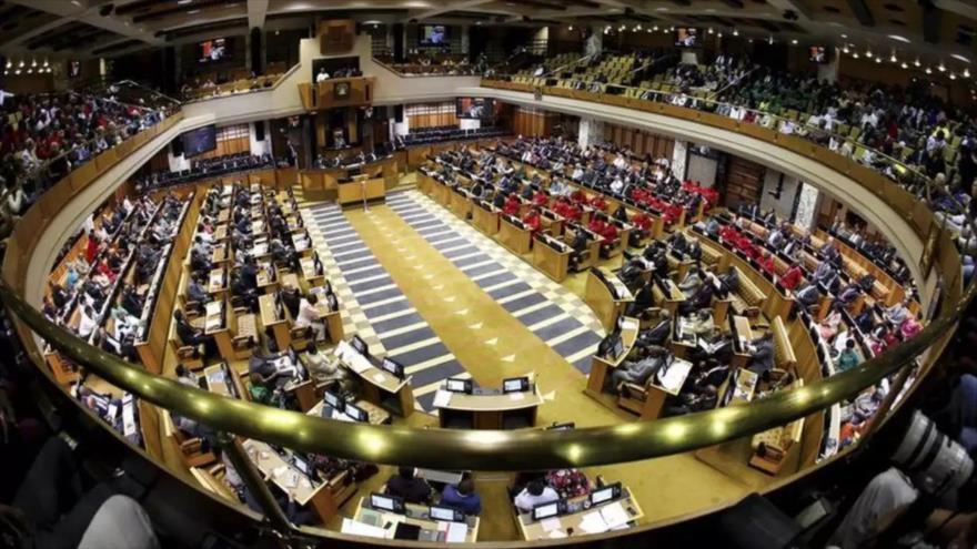 Una sesión de la Asamblea Nacional de Sudáfrica.