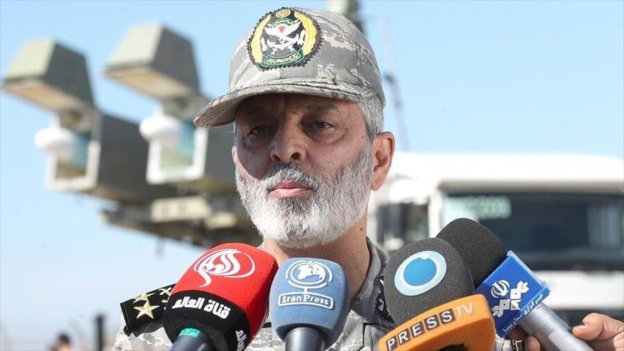 El comandante en jefe del Ejército de Irán, el general de división Seyed Abdolrahim Musavi. (Foto: IRNA)