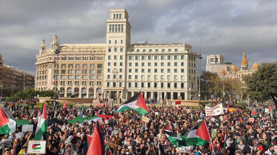 Marchas propalestinas se celebran en todo el mundo en apoyo a Gaza | HISPANTV