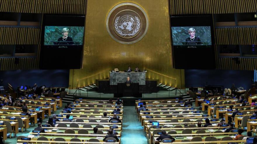 La Asamblea General de las Naciones Unidas adoptó una resolución que pide el fin de la ocupación israelí a los Altos de Golán de Siria.
