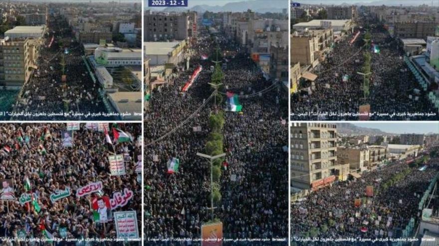 Yemeníes: “Con Palestina, estamos listos para todas las opciones”