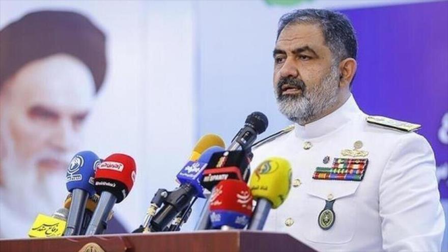 El comandante de la Armada iraní, el contralmirante Shahram Irani. Foto: agencia Mizan 
