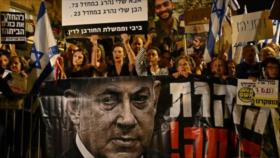 Vídeo: Manifestantes israelíes exigen la dimisión de Netanyahu