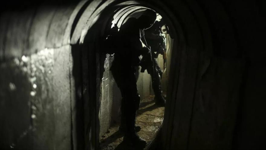 Combatientes del brazo militar de HAMAS en sus túneles subterráneos en Franja de Gaza. (Foto: Reuters)