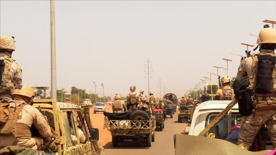 Las tropas francesas se retiran de Niamey, Níger, 10 de octubre de 2023.
