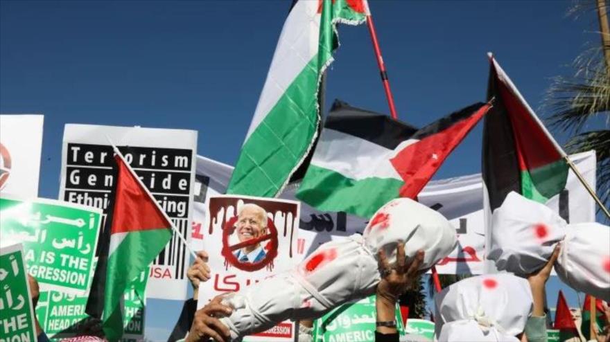 Boicot a EEUU: Jordanos llegan hasta embajada de cómplice de genocidio