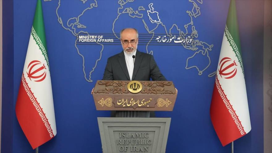 El portavoz de la Cancillería iraní, Naser Kanani.