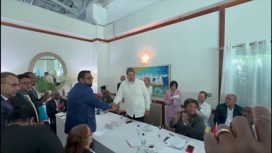 Maduro se reúne con su par de Guayana por el caso de El Esequibo
