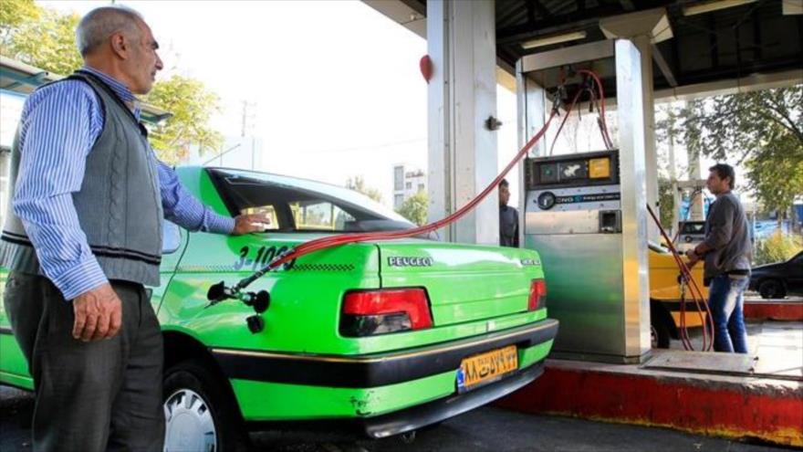 Una gasolinera en Irán.