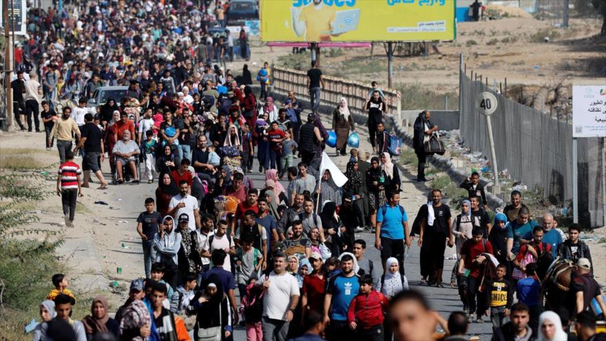 UNRWA: Israel obliga a 1,9 millones de gazatíes a abandonar sus casas | HISPANTV