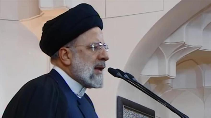 El mundo asombrado por resistencia de Palestina ante Israel, Raisi exalta