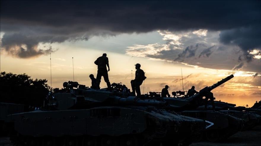 Soldados del ejército israelí en la Franja de Gaza.