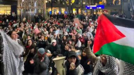 Alemanes protestan para pedir cese de agresiones de Israel contra Gaza