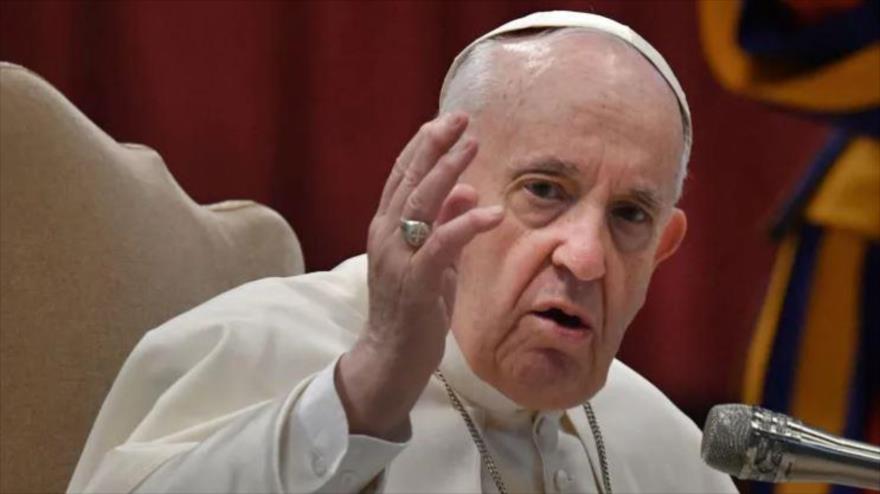 Foto del papa Francisco durante un discurso en el Vaticano. (Foto: AP)