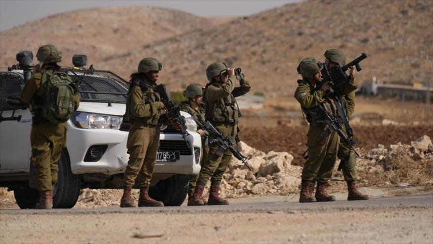 Soldados israelíes en una zona en la Cisjordania ocupada. (Foto: AP)